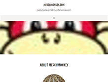 Tablet Screenshot of merchmonkey.com